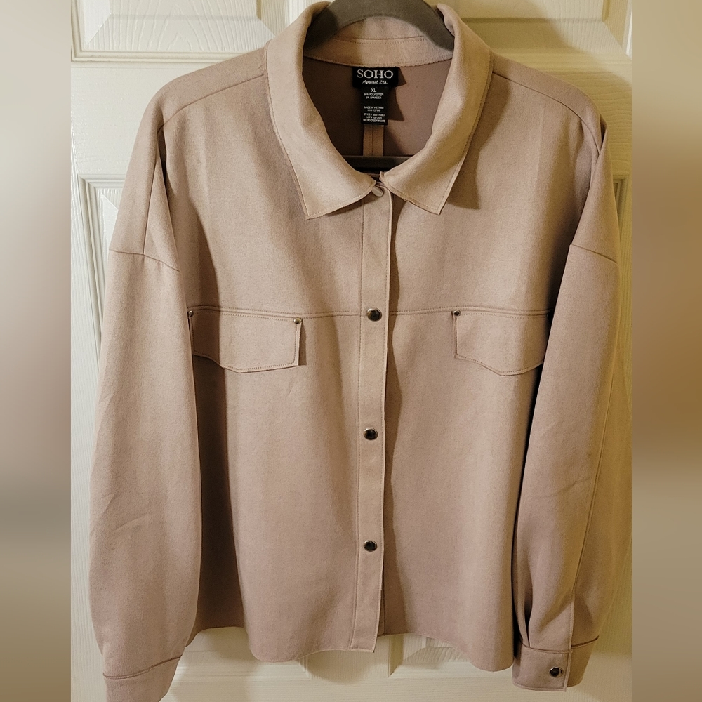 SOHO Faux Suede Jacket